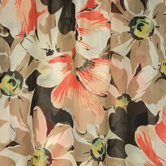 😀 3 for $20 Womens Size XS Ann Taylor LOFT Multicolor Floral Blouse Top - Picture 3 of 3